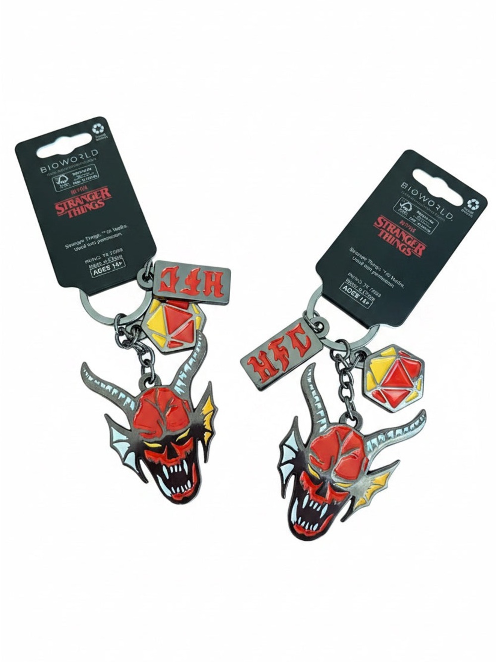 Stranger Things Hellfire Club Keychain Set | 2 Pack